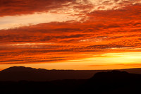 sunset, atacama desert