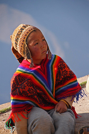 boy in sacred valley