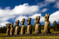 ahu akivi, easter island