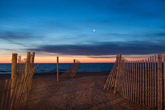 spring twilight, rehoboth beach, de
