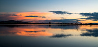 sunset at bosque del apache, nm