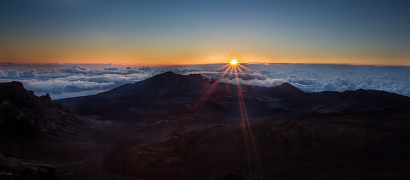 sunrise at mt. haleakala, maui
