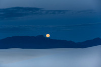moonset, white sands, nm