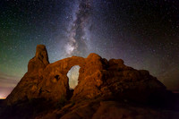 milky way, arches national park