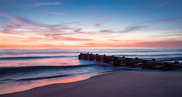 Fall sunrise, Rehoboth Beach