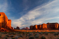 monument valley at sunrise